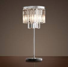 1920s Odeon Clear Glass Fringe Table Lamp Table Lamp Table Lamp Design Lamp