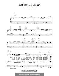 Just Can T Get Enough Depeche Mode By V Clarke On Musicaneo Depeche Mode Sheet Music My Love