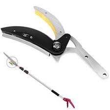 The portion of this hooyman pole saw lopper that attaches to the pole is made of cast aluminum, so it's unlikely to break where it attaches to the pole. Belpink Long Tree Pruner With Pole Saw Telescopic Long Reach Fruit Picker 5 13 Feet Handled Garden Bypass Lopper Tree Trimmer Pruning Tool Scissor Replacement Prices Shop Deals Online Pricecheck