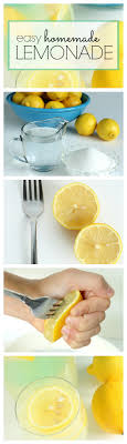 Fresh Squeezed Lemonade In 3 Easy Steps Happy Hooligans Homemade Lemonade Lemonade Recipes Homemade Lemonade Recipes