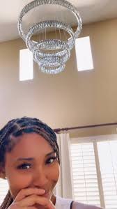 New chandelier update in the new house 🔥 #fyp #renovations #luvnslim