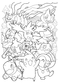 These alphabet coloring sheets will help little ones identify uppercase and lowercase versions of each letter. Coloring Page Pokemon Diamond Pearl Coloring Pages 75