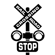 Railroad Crossing Pictures Page Clip Art Crossing Sign Cute Coloring Pages