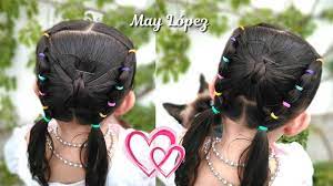 Peinado Para Ninas Para Fiesta Peinados Para Promocion May Lopez Youtube