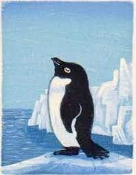 野原のくに 楽天ブログ 木版画 動物 ペンギン