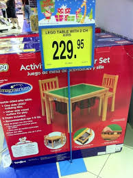 The table comes with 2 chairs. Imaginarium Lego Table And 2 Chair Set Cheap Buy Online