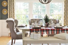 Check out our dining room table selection for the very best in unique or custom, handmade pieces from our kitchen & dining tables shops. Holiday Dining Room With Lowe S City Farmhouse