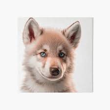 Cute Baby Wolf Wall Art for Sale