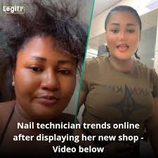 The unique structure of a nail technician's new shop has captivated social  media users. Video in the comments. Photo credit: @titilayo_mi04/TikTok.