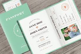 Pastel Passport Wedding Invitation Passport Wedding Invitations Passport Invitation Template Passport Invitations