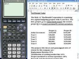 Degree of financial leverage ratio calculator. Ti 83 Finance Calculator Instructions Youtube