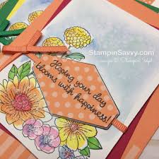 Cards available in the tutorial. Accented Blooms Round 3 Easy Watercolor Cards