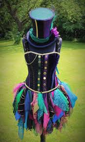 Da kostüm habe ich schon, jetzt fehlt mir noch der hut. Hand Made Mad Hattress Costume Bespoke Fancy Dress Full Costume Corset Skirt And Top Ha Mad Hatter Costume Mad Hatter Costume Female Mad Hatter Diy Costume
