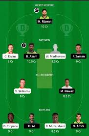 The tourists made two changes from the team that won the first match by 11 runs at the same venue wednesday with asif ali replacing. Zim Vs Pak 1st T20 Watch Live Streaming Dream 11 Team Prediction Zimbabwe Vs Pakistan Squad Live Score And Updates And Timings