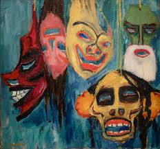 Emil Nolde Masks 1911 Oil On Canvas Nelson Atkins Emil Nolde Art German Expressionism