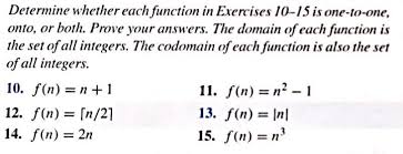 To do this, draw horizontal lines through the graph. Determine Whether Each Function In Exercises 10 15 Is Chegg Com