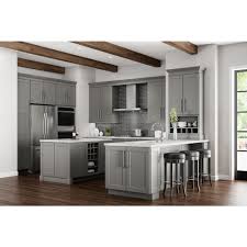 Hampton Bay Shaker Assembled 36x34 5x24 In Farmhouse Apron Front Sink Base Kitchen Cabinet In Dove Gray Ksbd36 Sdv The Home Depot Kitchen Cabinets Home Depot Grey Shaker Kitchen Grey Kitchen Cabinets