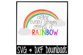 After Every Storm Comes A Rainbow Rainbow Baby Cutting File By Corbins Svg Thehungryjpeg Com