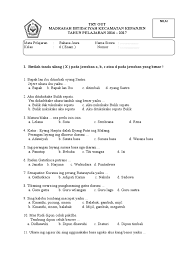 Check spelling or type a new query. Soal Try Out Kelas 6