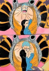 Franky X Robin One Piece Fanart One Piece Crew One Piece Images