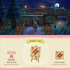 Ladder Sign Design New Animal Crossing Sign Design Animal Crossing