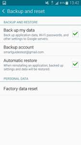 On samsung phones, you also have the option to back up to your samsung account. Back Up Phone Samsung Galaxy A5 Android 4 4 Device Guides