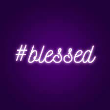 Blessed Neon Light Neon Led Sign Neon Light Neon Signs Neon Lighting Neon