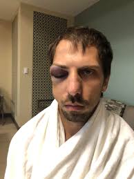 Man walking about kirckaldy with a bulletproof vest seems very sketchy