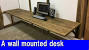 Diy Wall Mounted Folding Desk