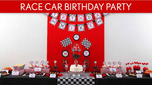 Race car bedroom decor theme exciting cars racing themed. Race Car Birthday Party Ideas Vintage Race Car B1 Youtube