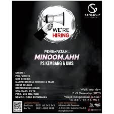 Maybe you would like to learn more about one of these? Lowongan Kerja Crew Outlet Minoom Ahh Cabang Ums Solo Info Loker Solo