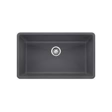 This company is considered by many as the king of this industry and the company has been providing high quality. Blanco Precis U Super Single Large Single Bowl Undermount Kitchen Sink Silgranit Cinder The Home Depot Canada