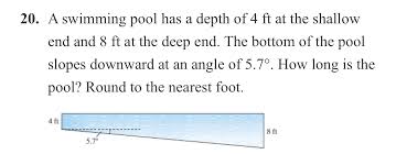 Deep joy features a shaft that plunges down. Answered 20 A Swimming Pool Has A Depth Of 4 Ft Bartleby