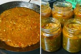 Sambal cili api bilis petai segenggam cili 1 biji bawang merah 3 ulas bawang putih 1 biji tomato sedikit belacan 6 sudu besar. Cara Masak Stok Sambal Hijau Yang Sedap Tahan Lama