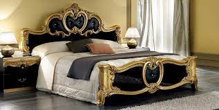 All the pieces that were necessary for assembly were. Barocco Kingsize Bedroom Set Black And Gold Modish Furnishing