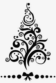 All christmas clip art are png format and transparent background. Big Image Silhouette Christmas Tree Black And White Clipart Free Transparent Png Download Pngkey
