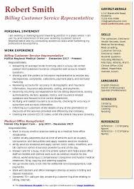 Patient financial service representative 4 (remote) new inova health system 3.7 falls church, va 22042 +1 location • remote the pfs customer service rep 4 plays a key role in providing excellent internal and external customer service with focus on resolving inbound customer service… Billing Customer Service Representative Resume Samples Qwikresume