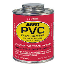 Pvc or polyvinyl chloride is a polymer material that can be heated and molded to get desired products such as pipes. Pvc Cement Regular Medium Heavy Body Abro