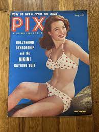 Vintage May 1951 PIX Magazine Pin Up Vol 2 Number 5 JUNE MCCALL Draw From  Nude | eBay