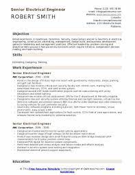Electrical engineer designs electric systems by developing and testing electrical components. Senior Electrical Engineer Resume Samples Qwikresume
