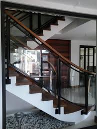 Glass railings philippines is a manufacturing company that designs, fabricates and installs wrought iron, stainless and aluminum grills and . Glass Stair Railing Glass Railings Philippines Glass Railing Tempered Glass Wrought Iron Railings Gates Grills Metal Fabrication Curved Glass