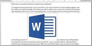 Microsoft has created a pretty good system: Irritant Text And Picture Layout Problems In Word