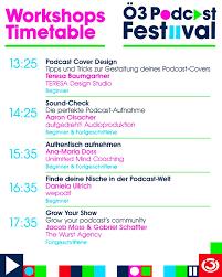 öpf24 #ö3podcastfestival #hitradioö3 #ö3 #lineup #podcastsummit #workshops 