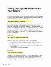It is typically two to four sentences long and designed to solicit the hiring manager's attention, gain their interest and prompt them to continue reading. Captions If You Include An Objective In Your Resume It S Important To Customize The Resu Resume Objective Statement Resume Objective Examples Resume Objective