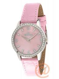 Onlinesaatci Com Belonni Bl403 Bayan Kol Saati Rose Gold Sparkle Leather Watch Bling