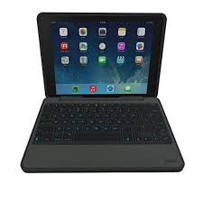 Zagg Rugged Book Case Durable Hinged With Detachable Backlit Keyboard For Ipad Air 2 Black Id6rgk Bb0 The Zag Keyboard Case Apple Ipad Air Tablet Keyboard