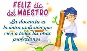 Un solo día es, sin duda poco, para agradecerles a los maestros todo lo que con amor, paciencia y dedicación, hacen por la educación de niños y jóvenes. Feliz Dia Del Maestro Municipio De Cartago Valle