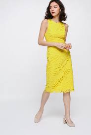 Menova Crochet Midi Dress
