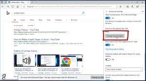If you changed from google to bing or another search engine, it's easy to switch back to google. How To Change My Search Engine From Bing To Google In Microsoft Edge Youtube