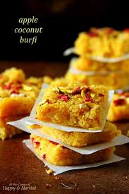 Apple Coconut Burfi Recipe Coconut Burfi Indian Desserts Burfi Recipe